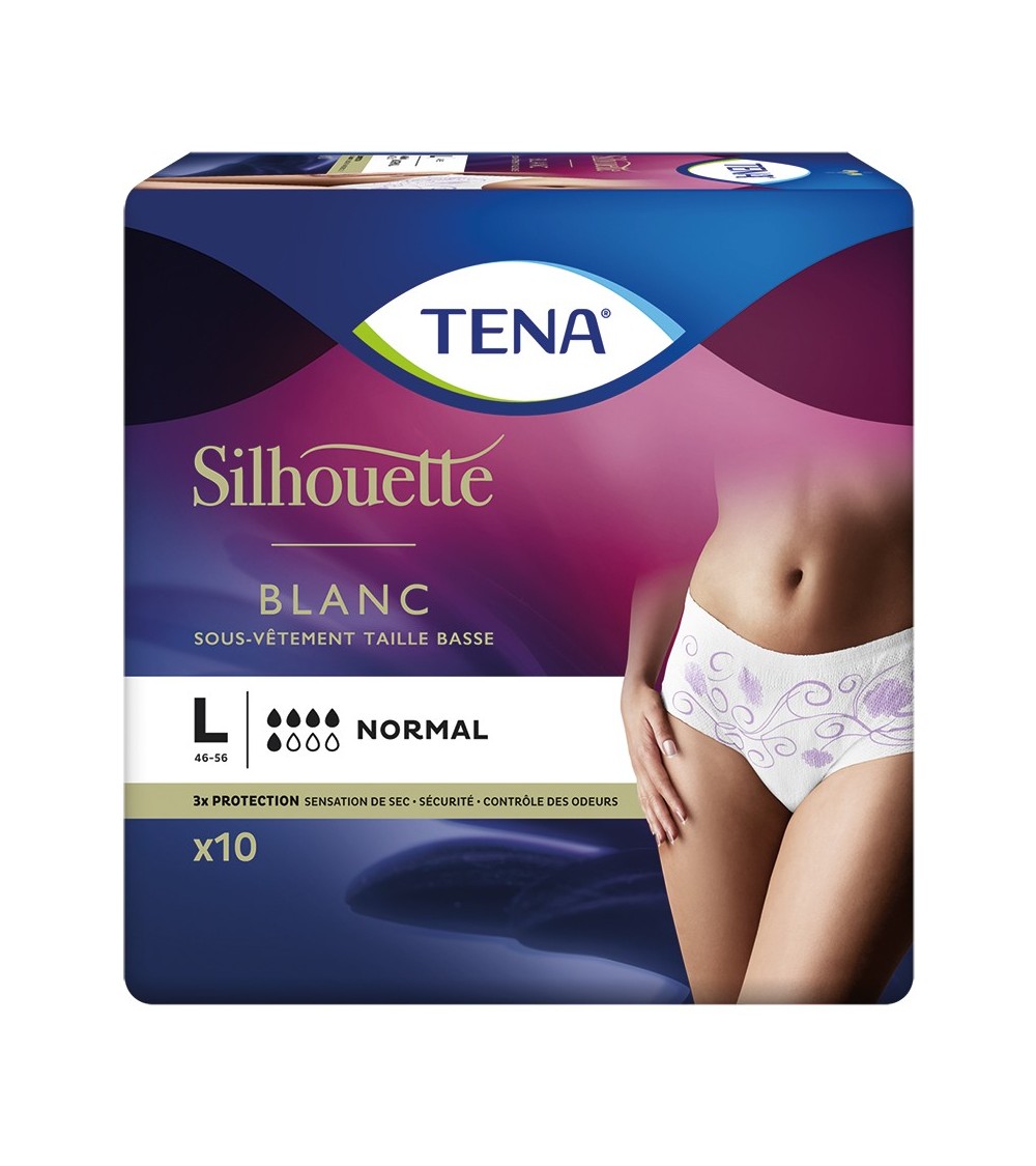 TENA SILHOUETTE BLANC - NORMAL